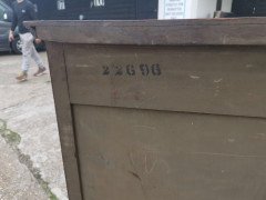 Harris Lebus an Arts & Crafts Oak Chest of Drawers with Brass Ring Pull Handles - Thumbnail 13