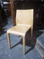 Riccardo Blumer for Alias, Laleggera 42 X Stacking Maple Chairs with Steel Trolleys - Thumbnail 5