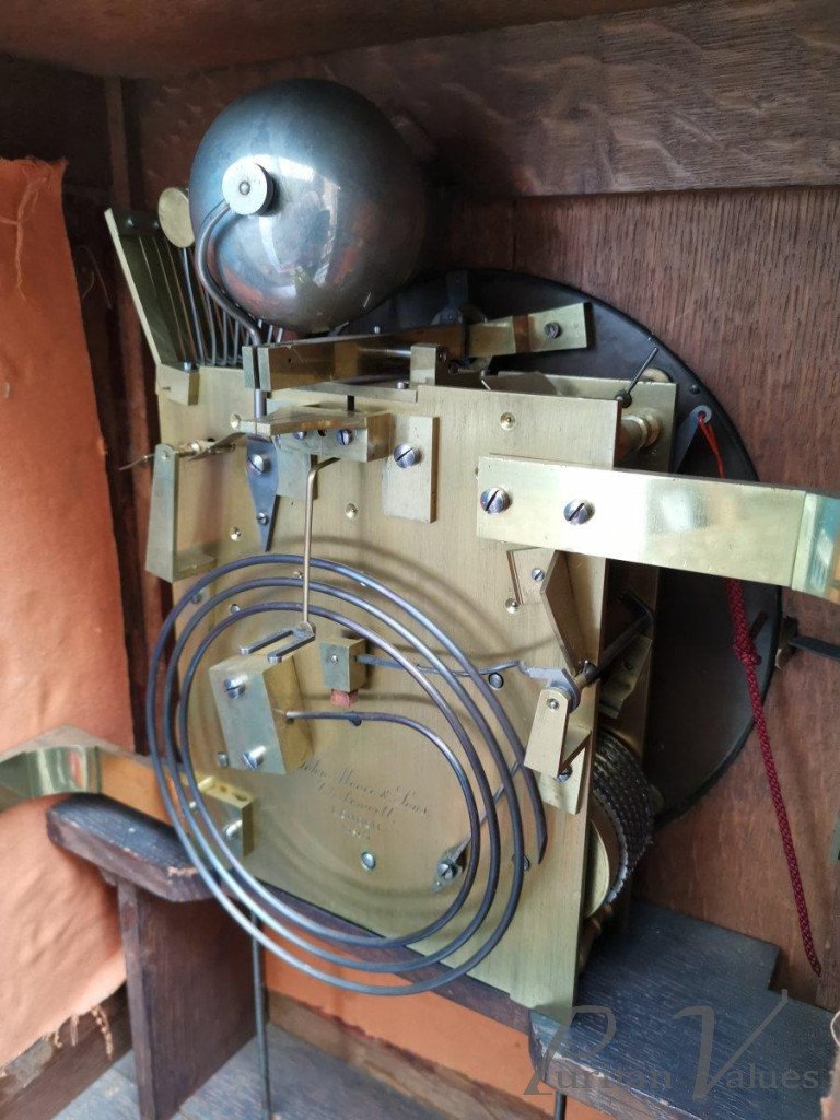 AWN_Pugin_8_day_spring_driven_triple_fusee_movement_with_baluster_pillars_deadbeat_escapement_and_Harrison_maintaining_power_chiming_the_quarters_on_eight_bells_master
