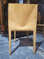 Riccardo Blumer for Alias, Laleggera 42 X Stacking Maple Chairs with Steel Trolleys - Thumbnail 7