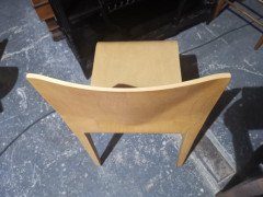 Riccardo Blumer for Alias, Laleggera 42 X Stacking Maple Chairs with Steel Trolleys - Thumbnail 9