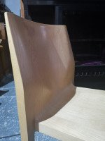 Riccardo Blumer for Alias, Laleggera 42 X Stacking Maple Chairs with Steel Trolleys - Thumbnail 10