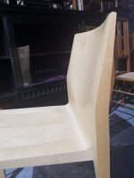 Riccardo Blumer for Alias, Laleggera 42 X Stacking Maple Chairs with Steel Trolleys - Thumbnail 11