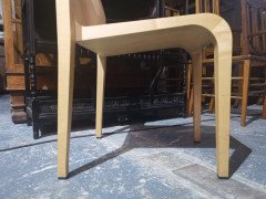Riccardo Blumer for Alias, Laleggera 42 X Stacking Maple Chairs with Steel Trolleys - Thumbnail 13