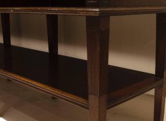 E W Godwin, for Collinson & Lock. An Anglo-Japanese Walnut & Glazed Side Cabinet - Thumbnail 4
