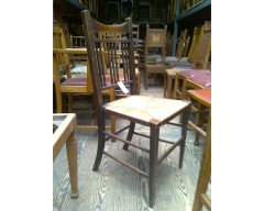 Shapland & Petter Attr, a Set of Four Simple Arts & Crafts Rush Seated Chairs - Thumbnail 3