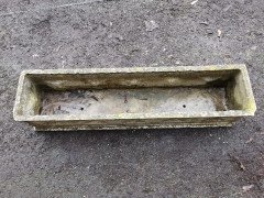 Willy Guhl for Eternit, a Mid-Century Modern Concrete Rectangular Garden Planter - Thumbnail 8