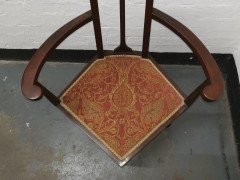 G M Ellwood for J S Henry, an English Art Nouveau Armchair with Stylized Inlays - Thumbnail 6