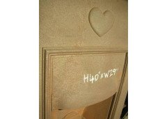CFA Voysey Attributed, an Arts and Crafts Cast Iron Fireplace with Simple Heart - Thumbnail 3