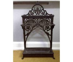 Dr C Dresser an Aesthetic Movement Cast Iron Stick Stand Made by Coalbrookdale - Thumbnail 2