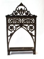 Dr C Dresser an Aesthetic Movement Cast Iron Stick Stand Made by Coalbrookdale - Thumbnail 4