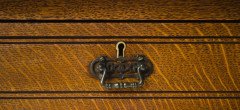 Bruce Talbert Attributed,. Gothic Revival Oak Side Table With Upper Drawer  - Thumbnail 6