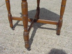 Bruce Talbert Attributed,. Gothic Revival Oak Side Table With Upper Drawer  - Thumbnail 10