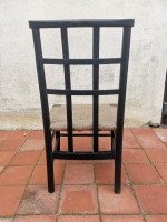Liberty And Co. An English Beech Rush Seated Lattice Back Children's Chair - Thumbnail 6