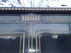 Dr C Dresser Attr. Aesthetic Movement Incised, Gilded & Ebonized Display Cabinet - Thumbnail 7
