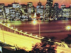 Bay Bridge, San Francisco a Large Printed Glass Illuminated Backlit Picture - Thumbnail 8