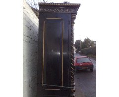 Dr C Dresser Attr. Aesthetic Movement Incised, Gilded & Ebonized Display Cabinet - Thumbnail 9