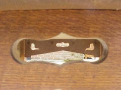 Voysey Style of Arts & Crafts Oak Dining Table with Dove Cut- Outs Below the Top - Thumbnail 5