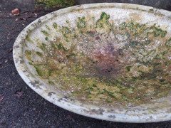 Willy Guhl for Eternit, 2 Pairs Mid- Century Modern Concrete Garden Dish Planters - Thumbnail 12