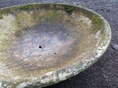 Willy Guhl for Eternit, 2 Pairs Mid- Century Modern Concrete Garden Dish Planters - Thumbnail 16