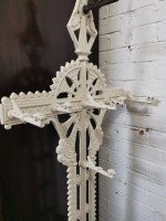 Falkirk, Style of Dr. C. Dresser, Aesthetic Movement Painted Cast Iron Stick Stand - Thumbnail 5