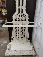 Falkirk, Style of Dr C Dresser, Aesthetic Movement Painted Cast Iron Stick Stand - Thumbnail 10