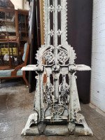 Falkirk, Style of Dr. C. Dresser, Aesthetic Movement Painted Cast Iron Stick Stand - Thumbnail 20