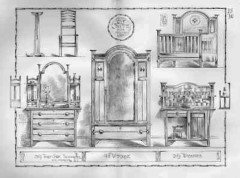M. H. Baillie Scott Style, Shapland and Petter Arts & Crafts Inlaid Wardrobe - Thumbnail 1
