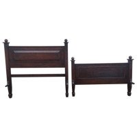 Shapland & Petter an Arts & Crafts Oak Double Bed in the Manner of C. F. A. Voysey