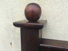 Shapland & Petter an Arts & Crafts Oak Double Bed in the Manner of C. F. A. Voysey - Thumbnail 6