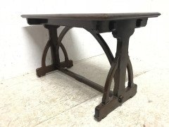 AWN Pugin Attributed Gillows Lancaster. A Gothic Revival Walnut Library Table. - Thumbnail 6