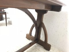 AWN Pugin Attributed Gillows Lancaster. A Gothic Revival Walnut Library Table. - Thumbnail 9