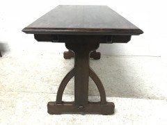 AWN Pugin Attributed Gillows Lancaster. A Gothic Revival Walnut Library Table. - Thumbnail 10