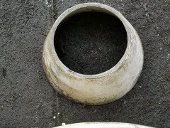 Willy Guhl for Eternit, Mint Pair of Mid- Century Modern Concrete Garden Planters - Thumbnail 16