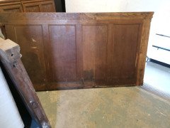 A W N Pugin, attributed, Four Pieces of Gothic Revival Oak Linen Fold Paneling - Thumbnail 14