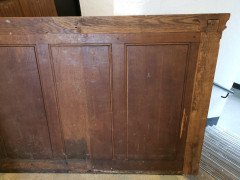 A W N Pugin, attributed, Four Pieces of Gothic Revival Oak Linen Fold Paneling - Thumbnail 15