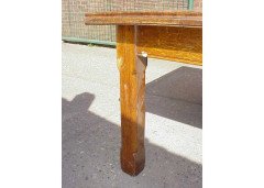 Aesthetic Movement Oak Dining Table Designed as Two Fitted Together - Thumbnail 4