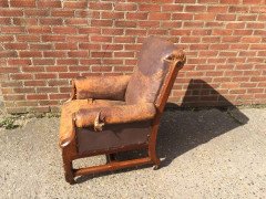 A W N Pugin, a Rare Oak Armchair Probably Designed for the Speaker's House - Thumbnail 3