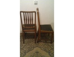 Shapland & Petter, Set of Six Arts & Crafts Oak Dining Chairs with Shaped Backs - Thumbnail 4
