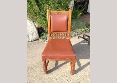 Thomas Jeckyll by Gillows, Aesthetic Movement, Rare Set of Ten Oak Dining Chairs - Thumbnail 2