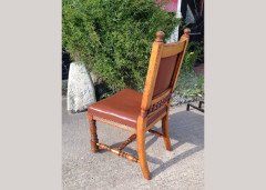 Thomas Jeckyll by Gillows, Aesthetic Movement, Rare Set of Ten Oak Dining Chairs - Thumbnail 3