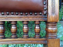 Thomas Jeckyll by Gillows, Aesthetic Movement, Rare Set of Ten Oak Dining Chairs - Thumbnail 8