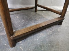 Chinese Hard Wood Dining Table & Eight Matching Chairs All with Stylized Carving - Thumbnail 19