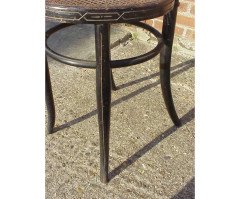 Fischel. Rare Ebonised Bentwood Side Chair with Incised & Gilded Decoration - Thumbnail 4
