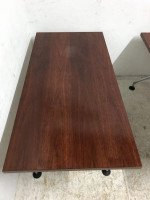 Antonio Citterio, Vitra, Two Aluminium Dining or Desk Tables with Walnut Tops - Thumbnail 6