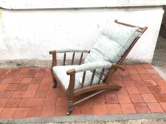 Jas Shoolbred, in the Style of Morris & Co. a Reclining Upholstered Armchair - Thumbnail 3