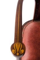 J S Henry attr. An Arts & Crafts Mahogany Armchair With Stylised Floral Inlays - Thumbnail 1