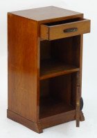 Romney Green, Style Of, an Arts & Crafts Cotswold School Walnut Bedside Cabinet - Thumbnail 3