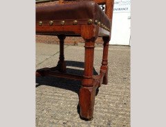 A W N Pugin, Stamped Gillows, a Set of Six Gothic Revival Oak Dining Chairs - Thumbnail 6
