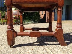 A W N Pugin, Stamped Gillows, a Set of Six Gothic Revival Oak Dining Chairs - Thumbnail 7